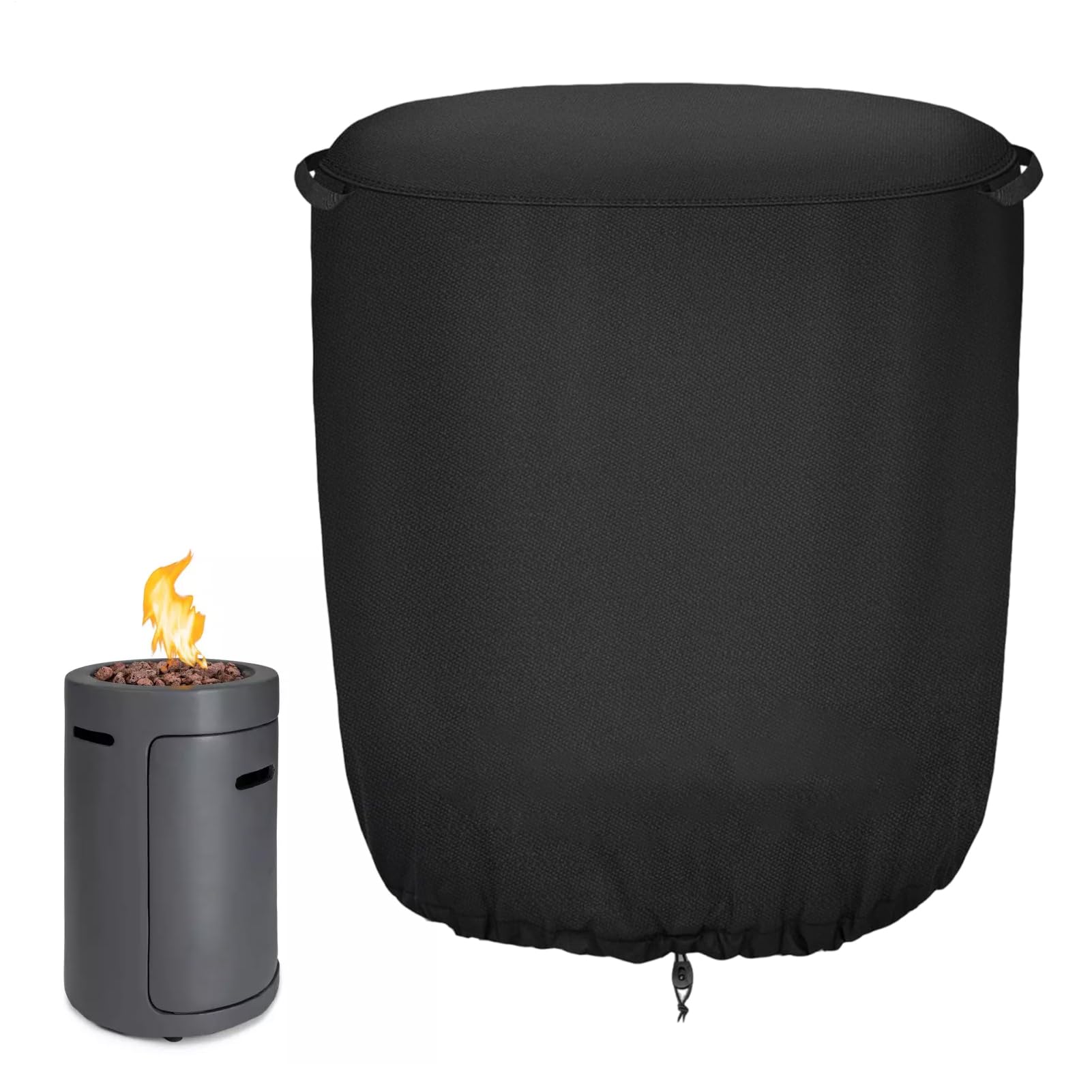Housse pour foyer extérieur au propane isolante et anti-UV