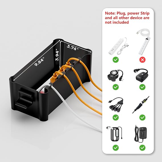 Diivoo Sprinkler Timer + Weatherproof Cord Cover Kit