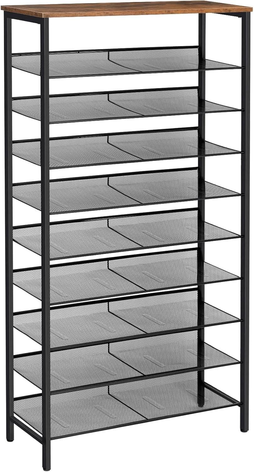 for 10-Tier Shoe Rack, Large Capacity Shoe Shelf, Shoe Storage Organizer for 30-40 P