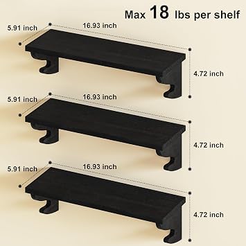 Alsonerbay Floating Shelves Bundle