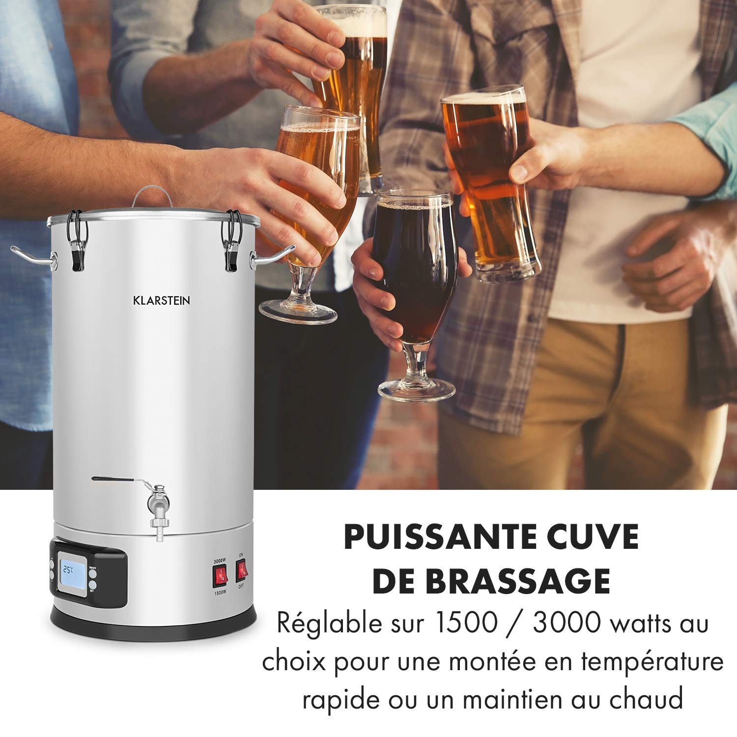 Klarstein Maischfest Chaudière à fermentation Maischfest - 35L