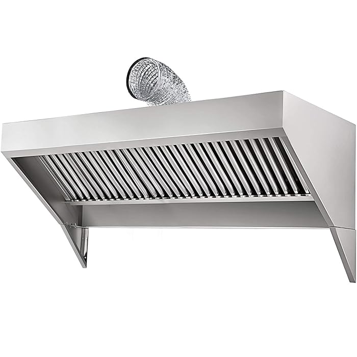 Buy VEVOR Concession Hood Exhaust, 7FT Long Food Truck Hood Exhaust, 7