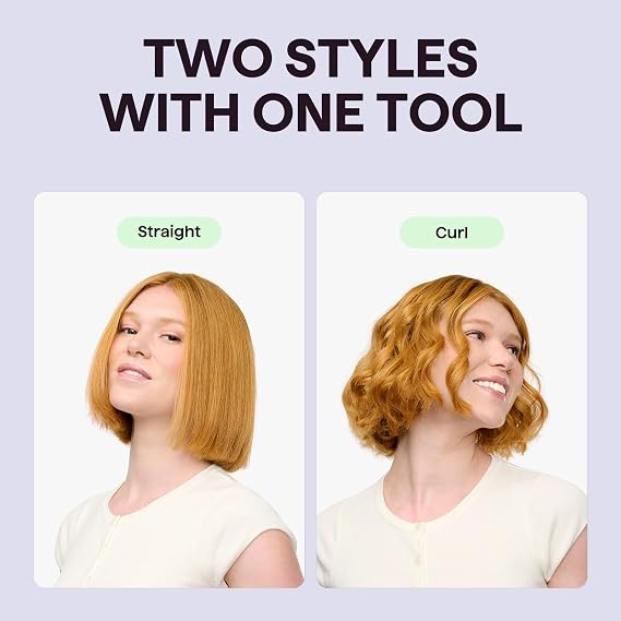 Wavytalk 0.65 Pencil Flat Iron, Cool Curl Pencil, Small Airflow Styler and Straightener for Short Hair, Pixie Cut and Edges, Curling Iron for Short Hair with 360o Cool Airflow for Long-Lasting Hold