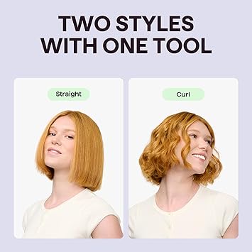 Wavytalk 0.65 Pencil Flat Iron, Cool Curl Pencil, Small Airflow Styler and Straightener for Short Hair, Pixie Cut and Edges, Curling Iron for Short Hair with 360o Cool Airflow for Long-Lasting Hold