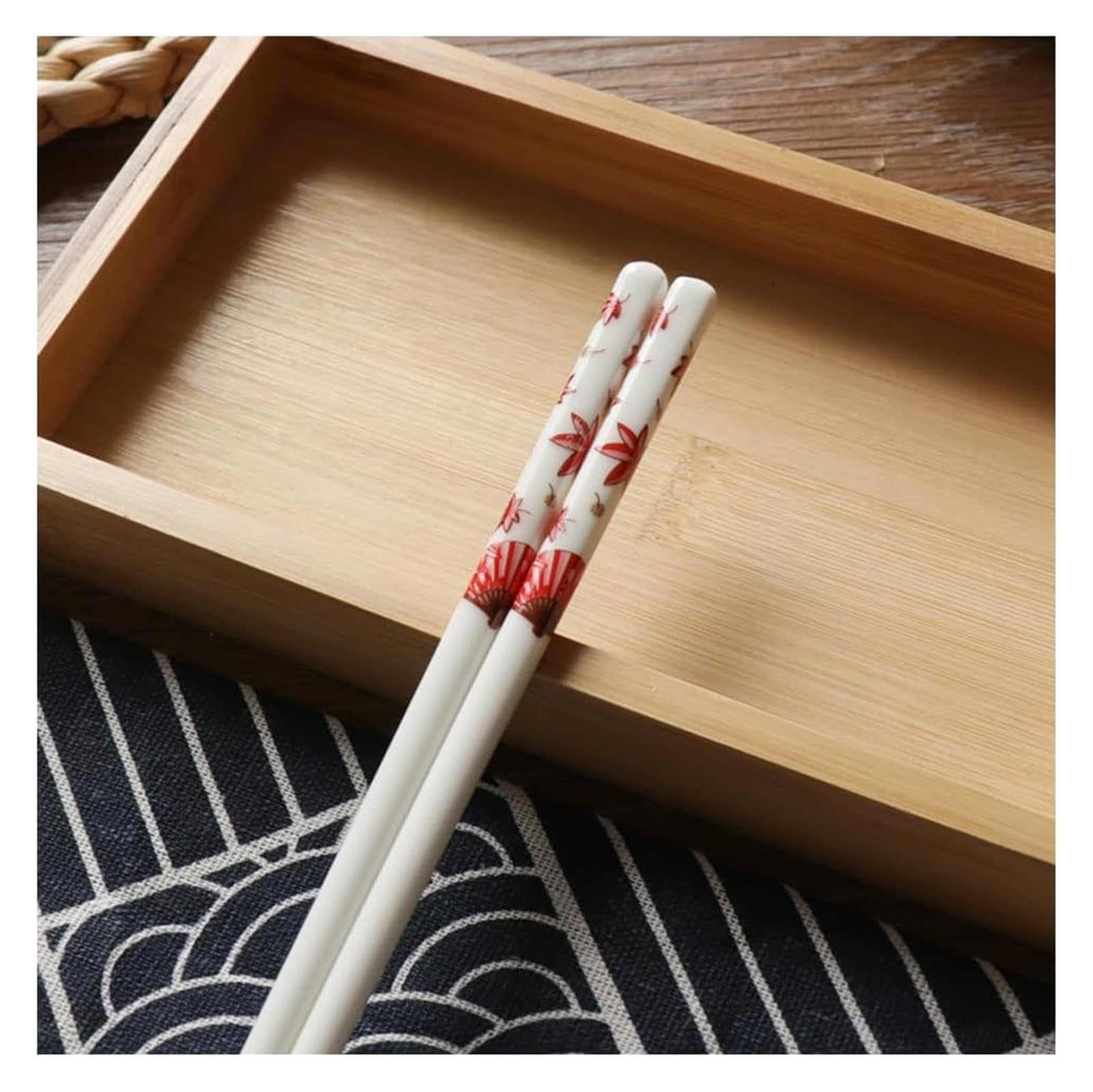 Baguettes en céramique, Cadeau japonais mignon de baguettes en porcelaine, 10 paires réutilisables céramique d'os haute qualité Chine(S)