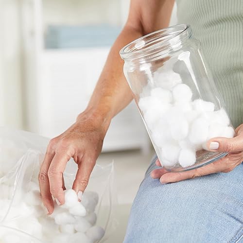 Miniatura 9 de McKesson Frasco de vidrio variado, tapa de acero inoxidable, sin etiquetar, 4 14 pulgadas x 7 pulgadas, 6 unidades