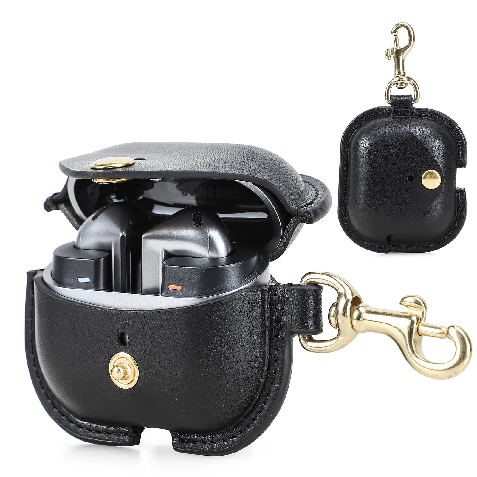 Amazon | Contact's family Galaxy Buds 3/Buds 3 Pro 用 本革 ケース