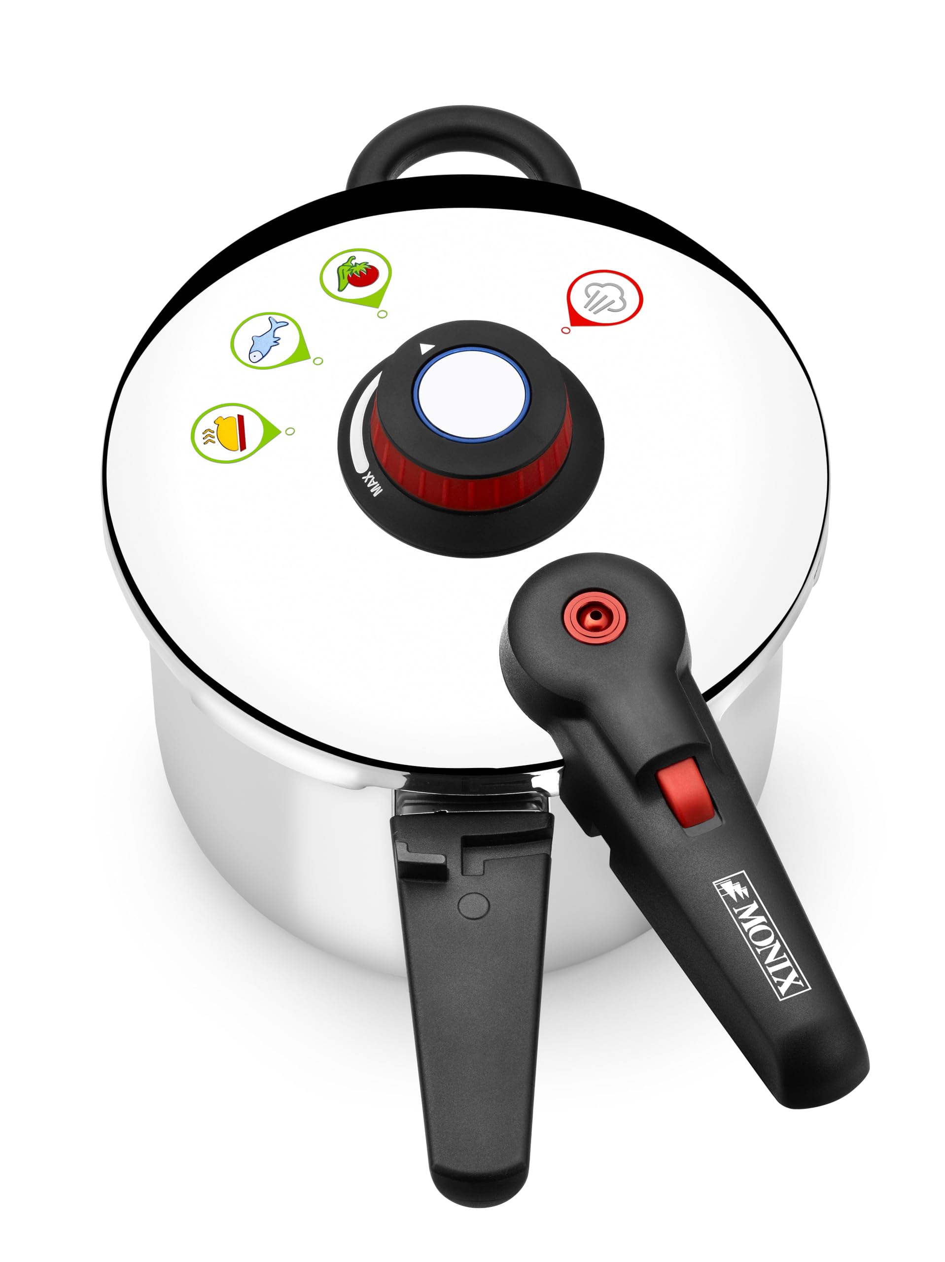 MONIX Selecta | Autocuiseur en Acier Inoxydable Moderne 9 Litros Argent