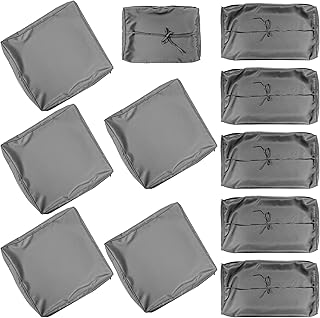 Kullavik Outdoor Patio Cushion Cover, Splash-Proof Seat Cover, Washable Furniture Cover, Smooth and Thick YKK Zipper Cove...