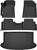 Vista 26 de Alfombrillas para Todo Tipo de Clima y Revestimiento para Maletero para Nissan Rogue 2021-2025 2026 (NO para Sport), Alfombrillas de Coche