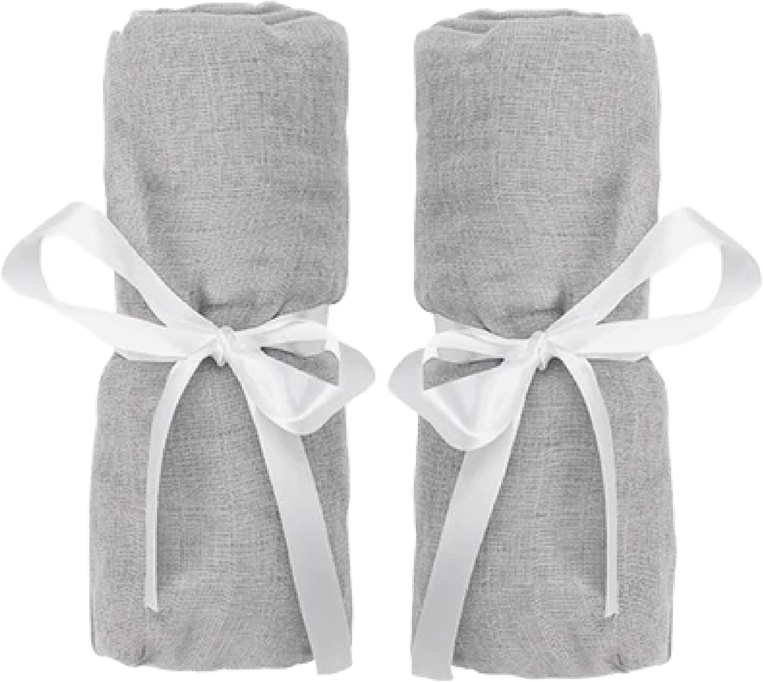 Newton Baby Fitted Sheets for Compact Travel Crib & Play Yard Floor Pad (2-Pack) - Ultra-Breathable, Washable and Ultra-Soft, 100% Cotton, 34" x 48", Grey