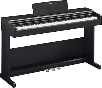 Yamaha ARIUS YDP-105 Digital Piano - Modern and Stylish Home Piano for Beginners and Hobbyists, Authentic Acoustic Piano Playability, in Black