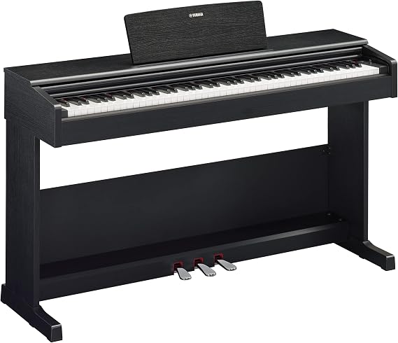 Yamaha ARIUS YDP-105 Digital Piano - Modern and Stylish Home Piano for Beginners and Hobbyists, Authentic Acoustic Piano Playability, in Black