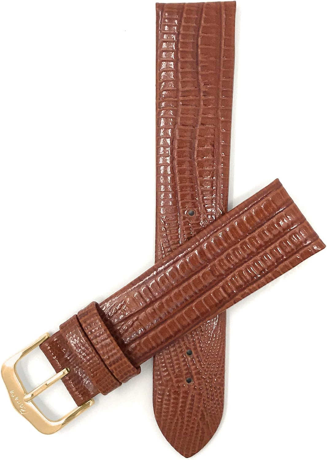 Bandini Leather Watch Band Strap - Semi Glossy - Slim - 4 Colors - 12mm, 14mm, 16mm, 18mm, 20mm