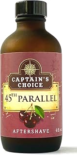 Captain's Choice 45th Parallel Cherry/Almond Scent Aftershave, 4 fl oz