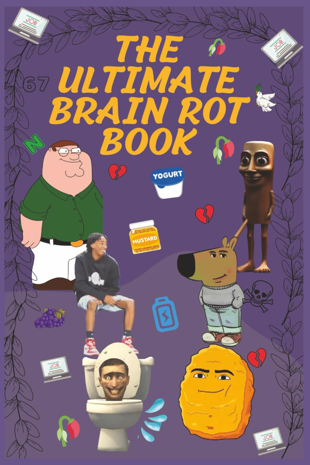 Brain-Rot Word Search Puzzle Book: Word searches with easy to read print about Brain-Rot, Internet slang, Comedy and More | 6x9 inches, 110 pages | ... for Vacations, Holidays and Free Time
