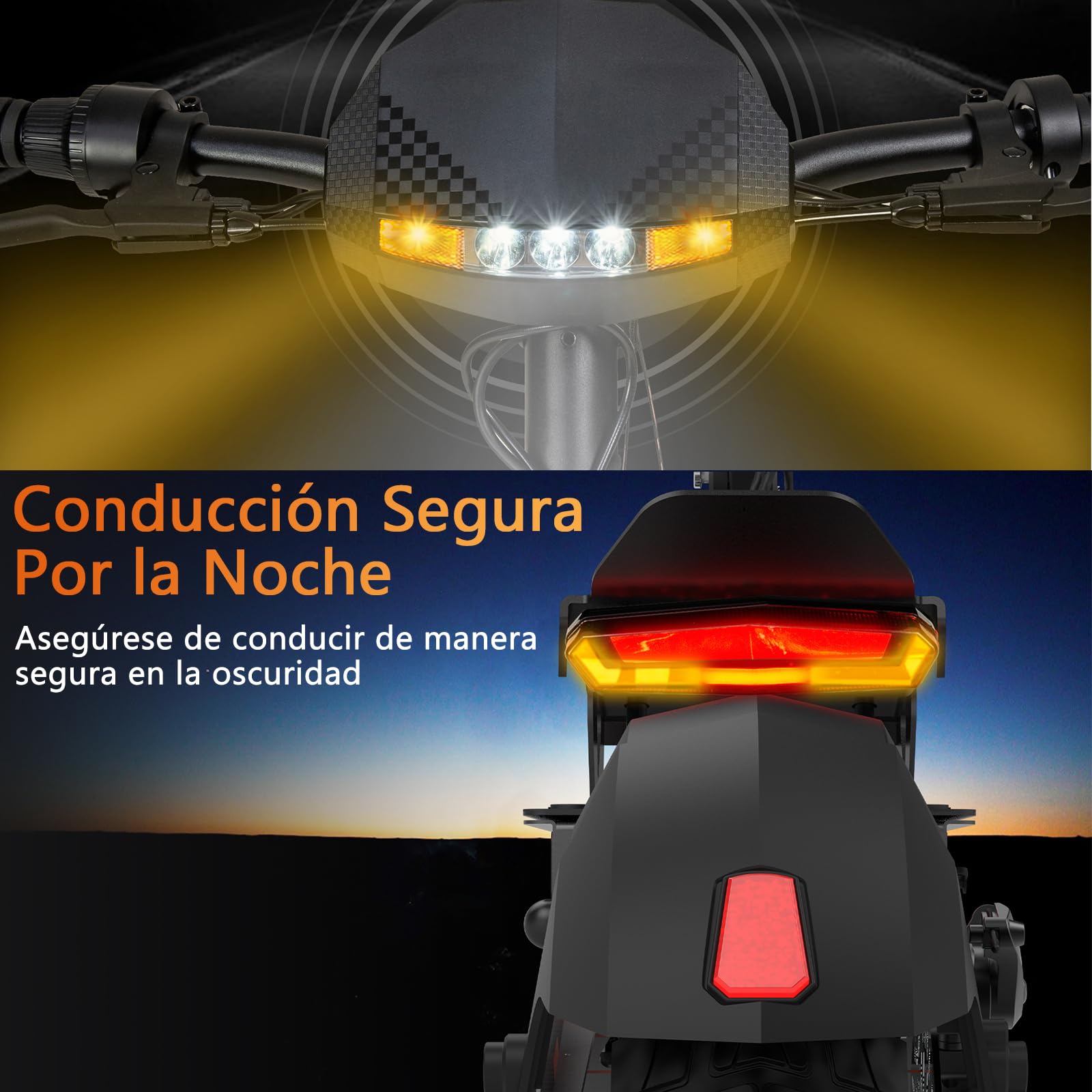 Kukirin Patinete Eléctrico Adultos Todoterreno,Patin Electrico,Scooter Electrico Potente Plegable/Autonomía de 55 km/Ruedas de 10"/Carga máxima 120kg/IP54/Doble Frenos de Disco,G2