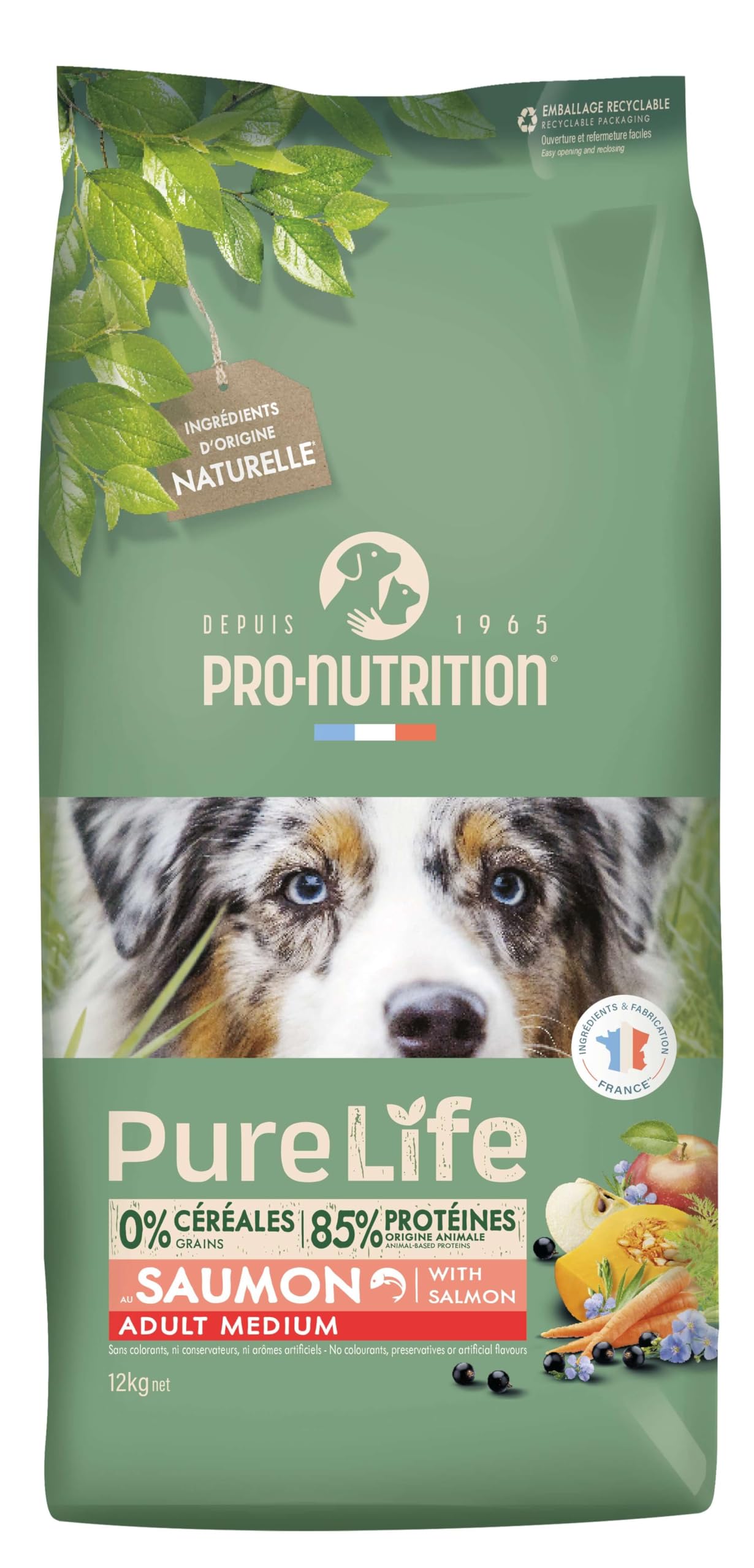 Pure Life Adult Medium Saumon 12 kg