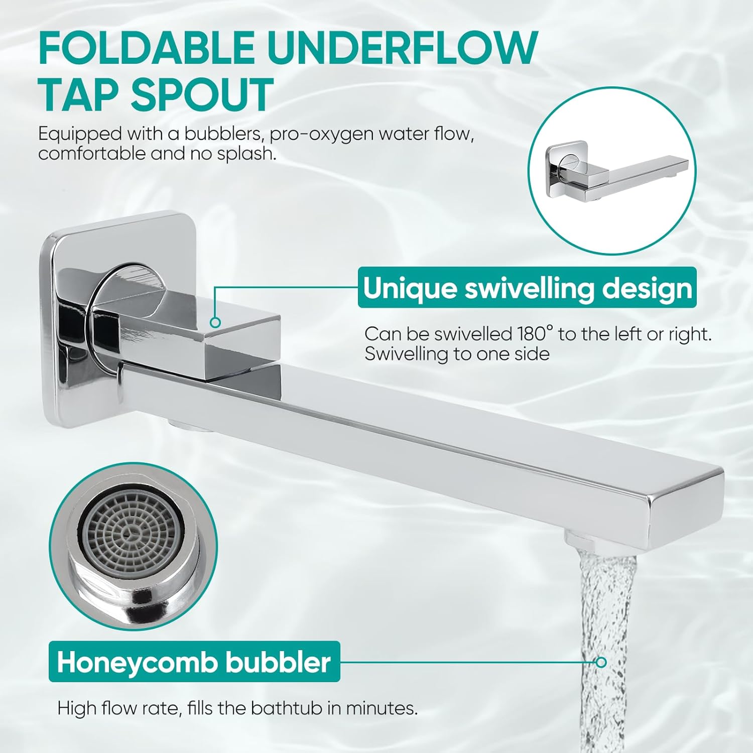 Shower Faucet Set, Rain Shower System Tub Shower Faucet, Wall Mounted Shower Fixtures,Solid Brass Pressure Balancing Shower Mixer Valve 10 Inch Polished Chrome (With Shower Valve)