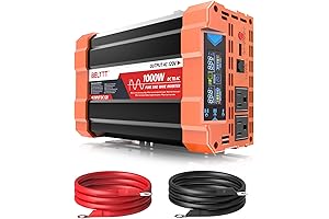 Pure Sine 1000 Watt Power Inverter with LCD for RV Truck Car