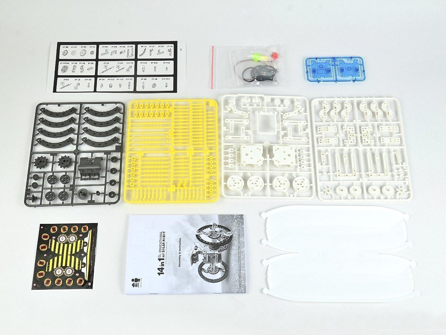 13 in 1 DIY Solar Robot Kit for Kids Ages 10-16, Educational STEM Building Toys to Construct Solar-Powered Boat, Car, Crab, Dog, Turtle, Robot & More - Engineering Kit for Boys & Girls 2