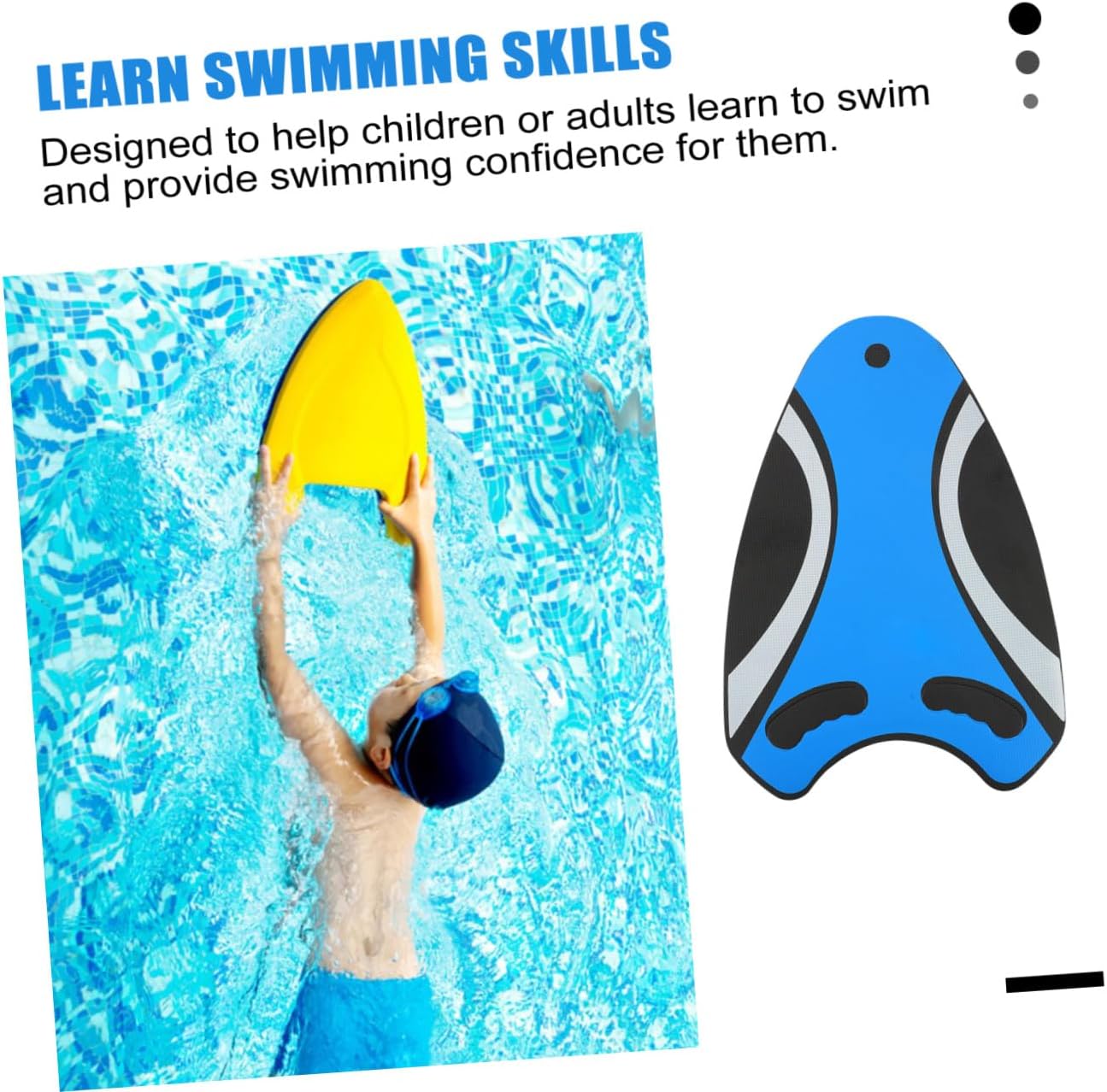 Totority Swimming Kickboard Training Aid Kickboard for Pool Swim Board Float Water Exercise Equipment for Beginner Swim Practice Random Color