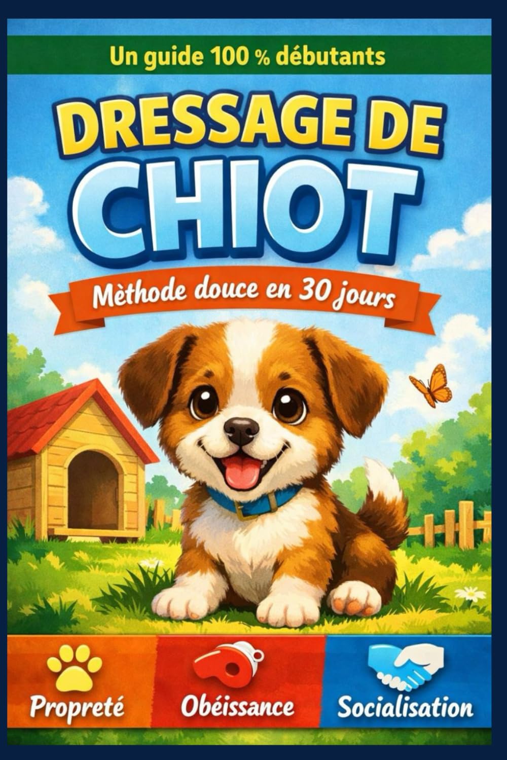 Dressage de chiot pour débutants: Méthode douce en 30 jours pour un chiot propre et obéissant