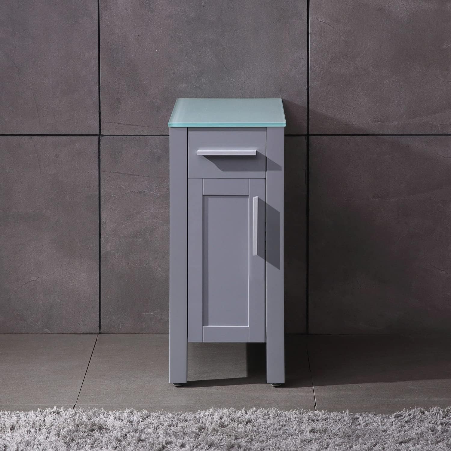 Amazon.com: Homecart 12" Grey Bathroom Vanity Cabinet Small Storage ...