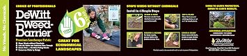 DeWitt 1.5-Ounce 6-Year Weed-Barrier Fabric, 3 x 100-Feet