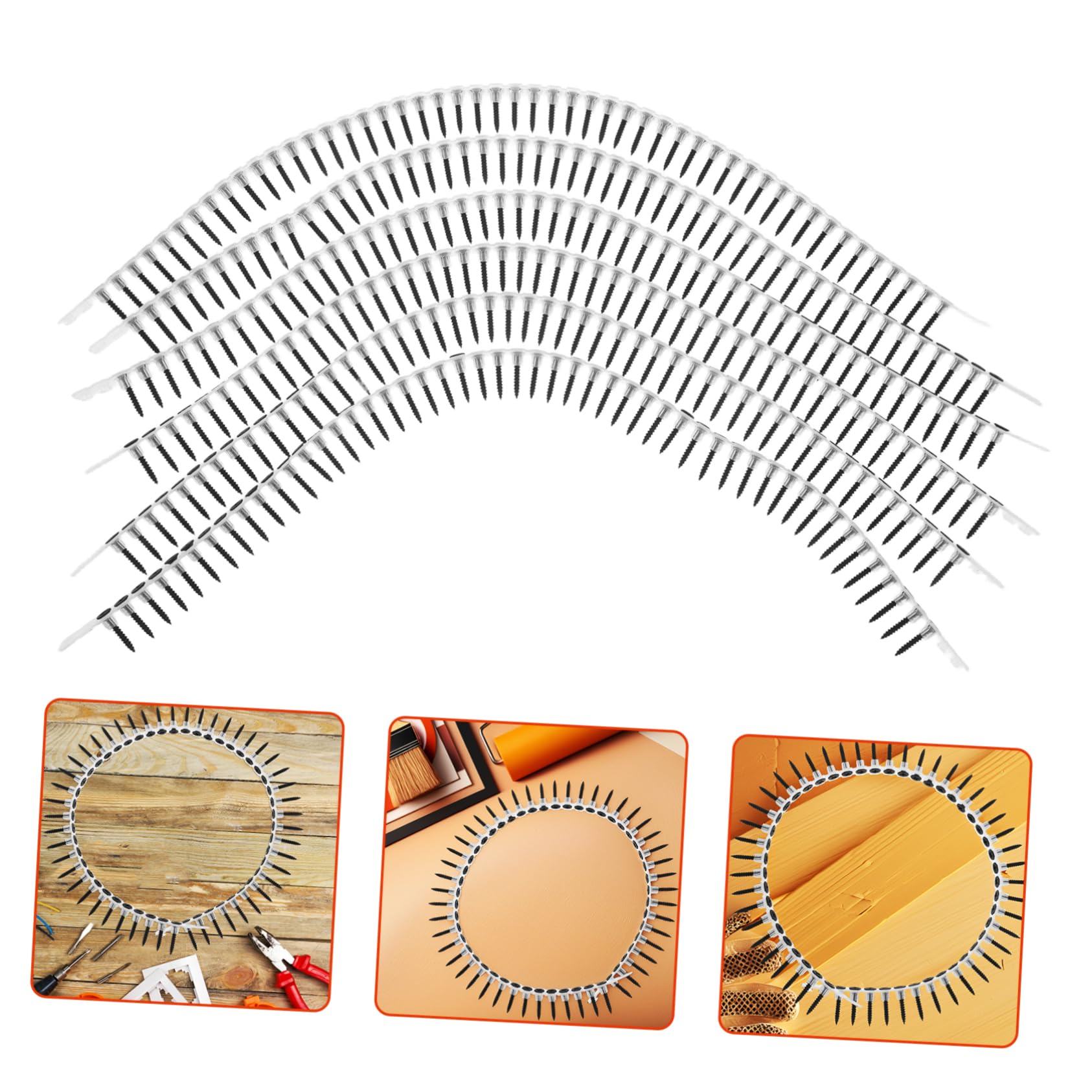 Mipcase 1000piezas Kit De Tornillos y Anclajes Para Muebles y Carpintería Sujetadores De Pared Resistentes y Flexibles