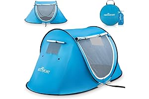 "Abco 2-Person Pop Up Privacy Tent - A Secluded Beach Sanctuary"