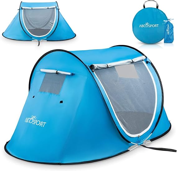 Abco PopUp Tent and Automatic Instant Portable Cabana Beach, Pop Up