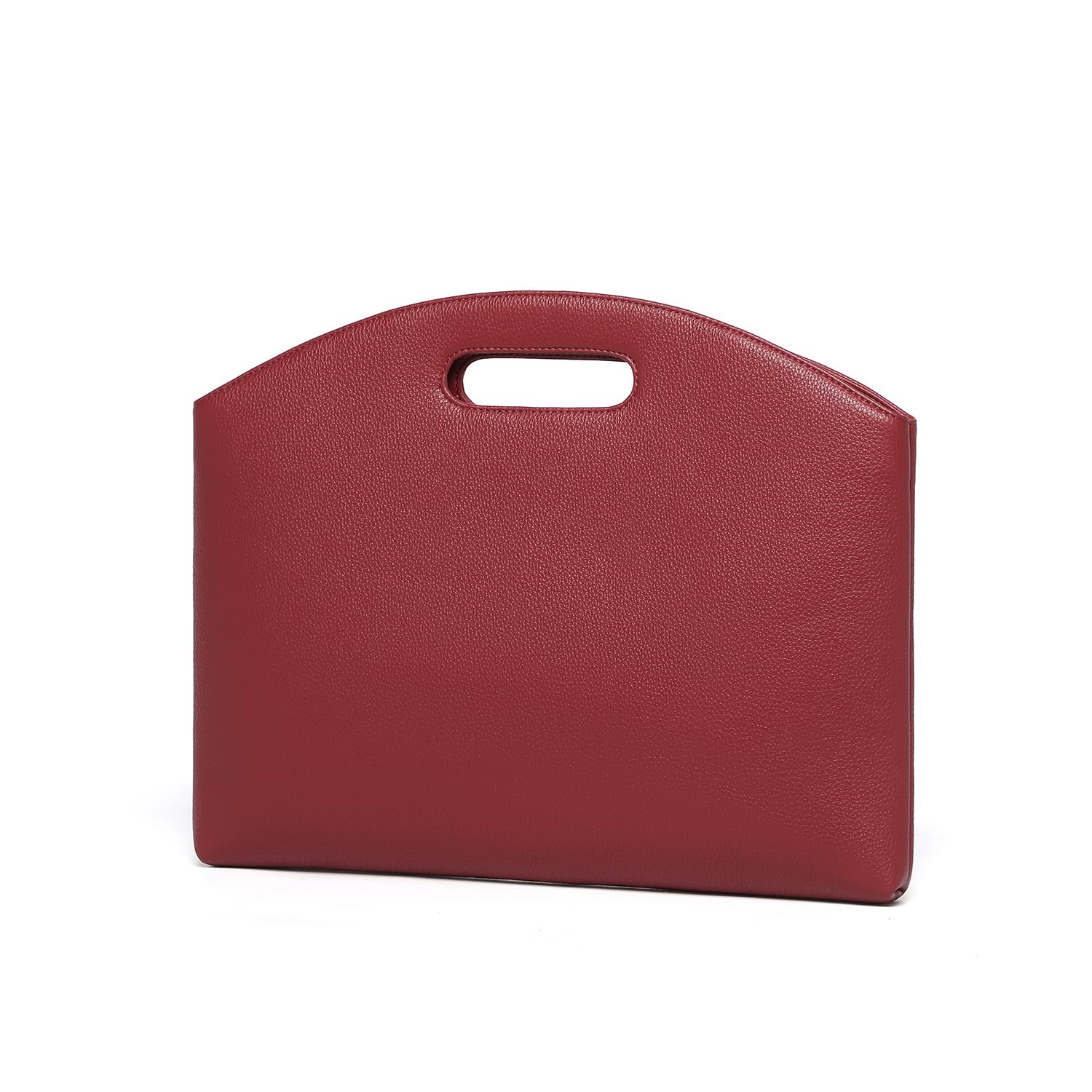 YONBEN Official Document Computer Bag Stylishly Sleek with Multiple Compartments and Easy to Carry Design, Encore Red/Pu