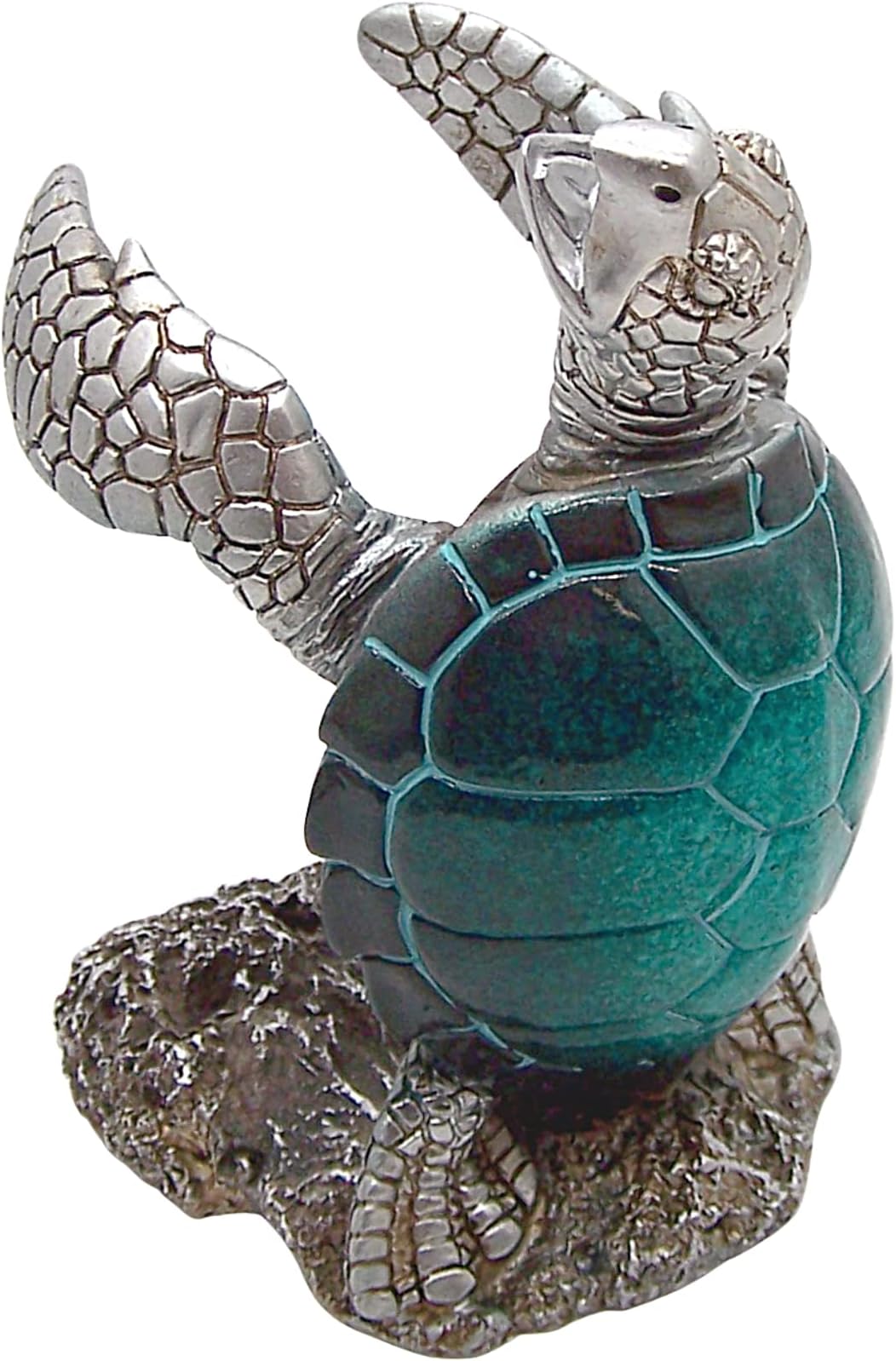 Amazon.com: Hand Carved Wooden Single Sea Turtle Wine Bottle Holder ...