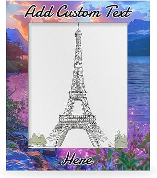 Lake Colorful Scenery Personalized 11x14 Picture Frame Display Pictures11x14 or 8x10 Sunset Photo Wall Gallery Customized Photo Frames and Tabletop Display