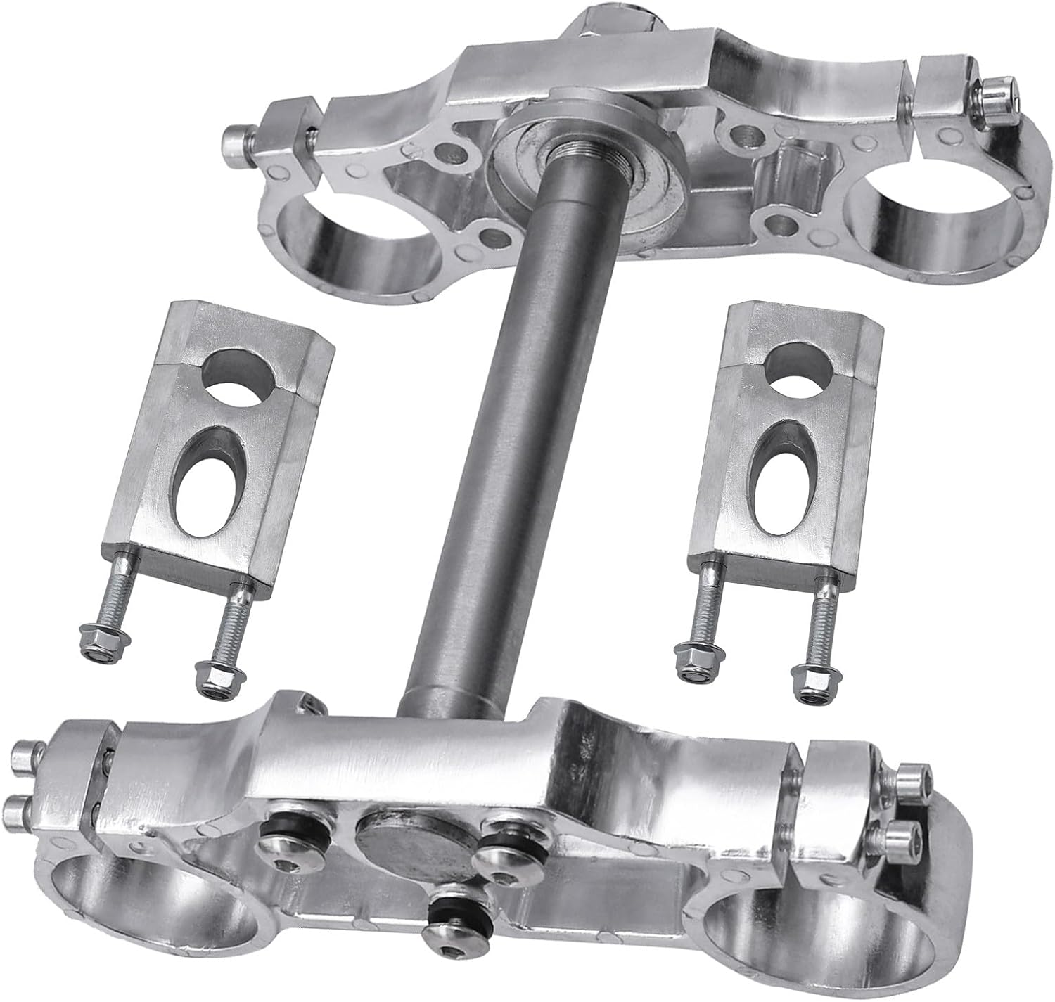 Professional 45mm/48mm Triple Tree Clamp and 22mm Handlebar Riser Assembly for Taotao SSR CRF Pit Bike Propulsion Replacement