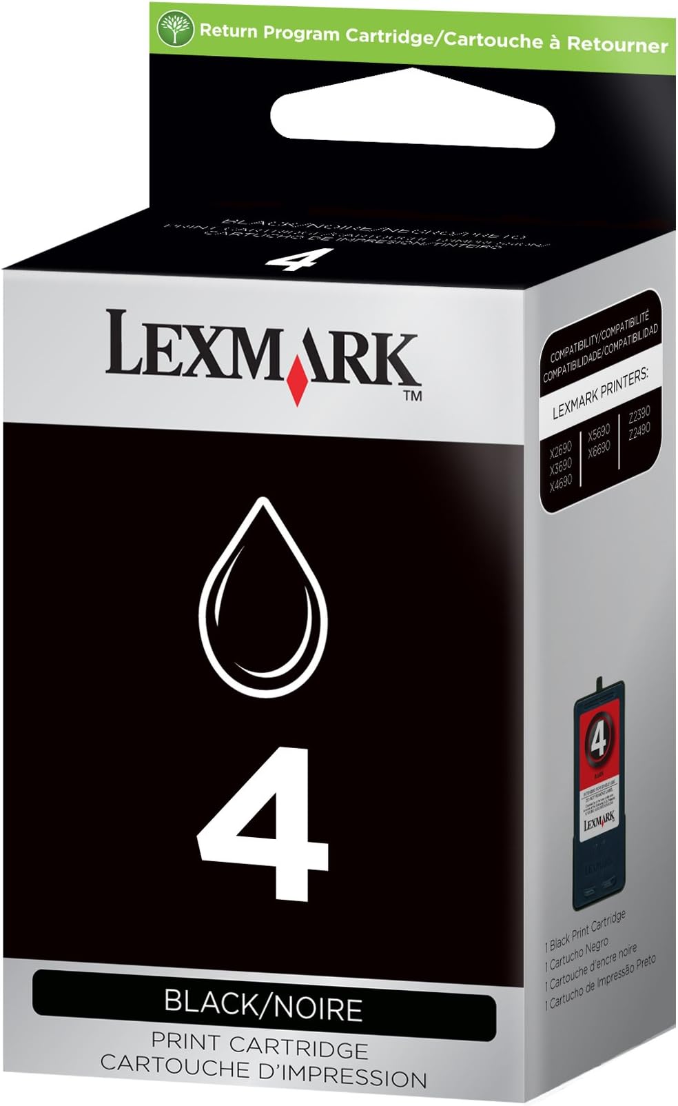 Lexmark 18C1974 4 X2690 X4690 X5690 Z2390 Z2490 Toner Cartridge (Black) in Retail Packaging