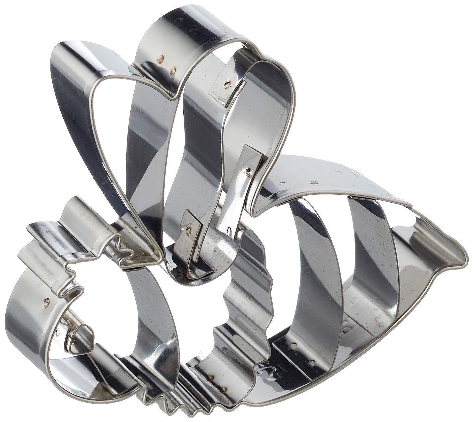 Cursore con ponticello e fermo a vite per rotaia inox 25mm