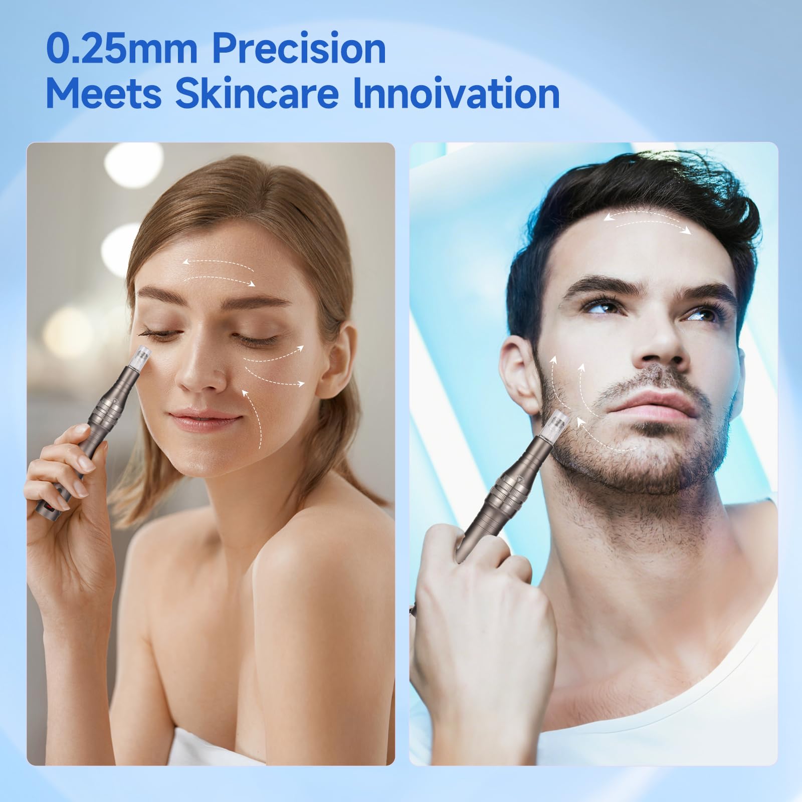 Rotulador Derma de 0,25 mm para uso doméstico, bolígrafo Derma para mujeres y hombres, kit de belleza para el cuidado de la piel, herramienta para cara, cabello, barba