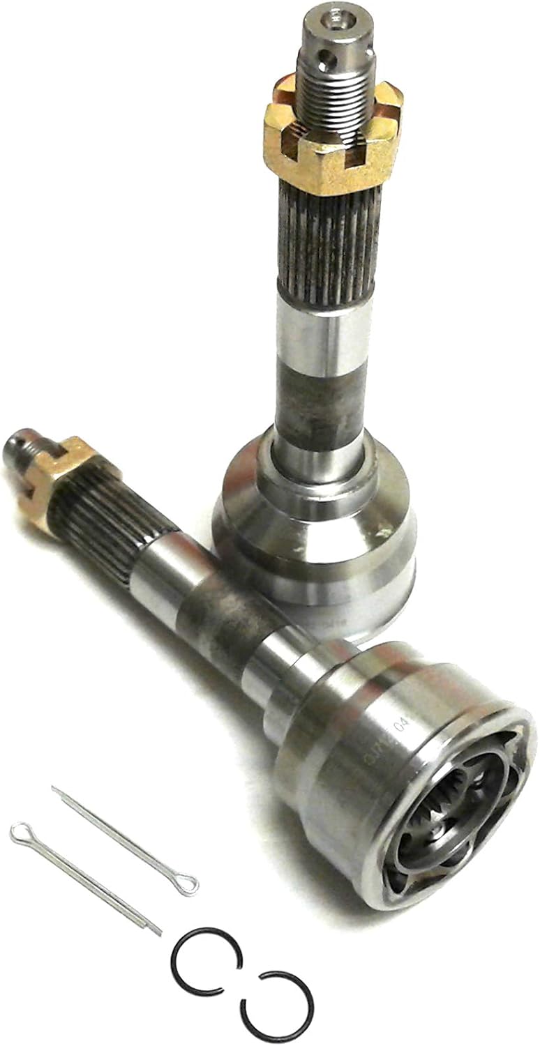 CV Joint Kits for Kawasaki Mule 2510 1993-2002 & Mule 3010 2001-2008 Front Outer Set of 2 Precision Machined Heat-Treated Smooth Articulation Quality Grease ATVPC