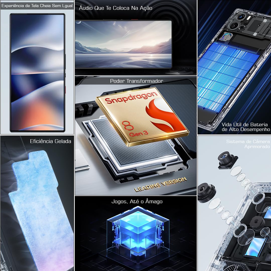 REDMAGIC 9S Pro Smartphone 5G, teléfono para juegos de 120Hz