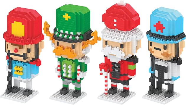 1950 Pcs Mini The Nutcracker Building Blocks Sets, Party Supplies ,Birthday Gifts Merry Christmas Stocking Stuffers Goodie Bag Fillers