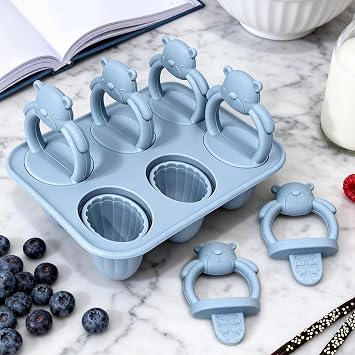 Ice Cream Mold - Bear-Shaped Reusable Silicone Tool Molds