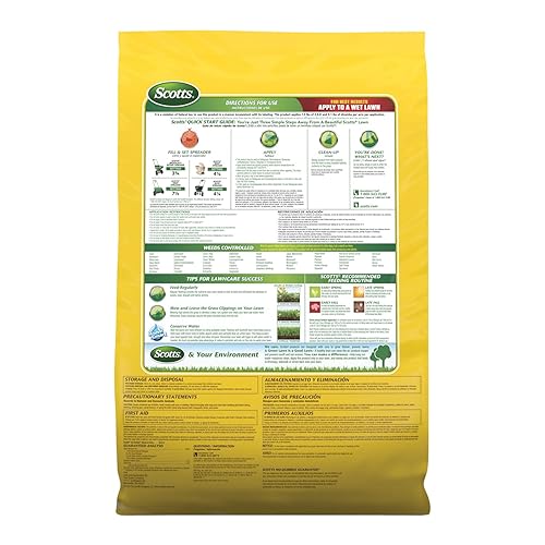 Miniatura 3 de Scotts Turf Builder Weed and Feed5, Weed Killer Plus Fertilizante para césped, controla diente de león y trébol, 4,000 pies cuadrados, 11.32 libras.
