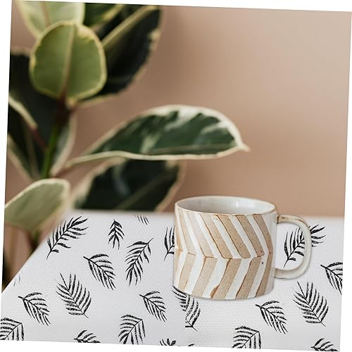 Vista 6 de NOLITOY Mat 1 tapete multiusos para tazas de cocina, práctico tapete antideslizante