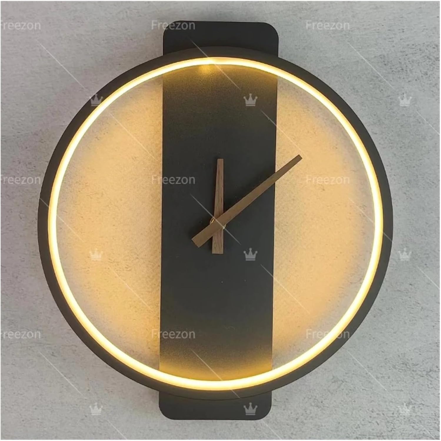 HYJAUSXB Wall Lamps Sconces Light Lamp Living Room Decoration Clock Bedroom Bedside Aisle Lighting Black Sconce()