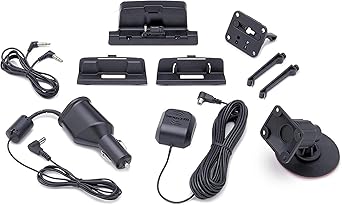 SiriusXM SXDV3 Satellite Radio Vehicle Mounting Kit with Dock and Charging Cable Black