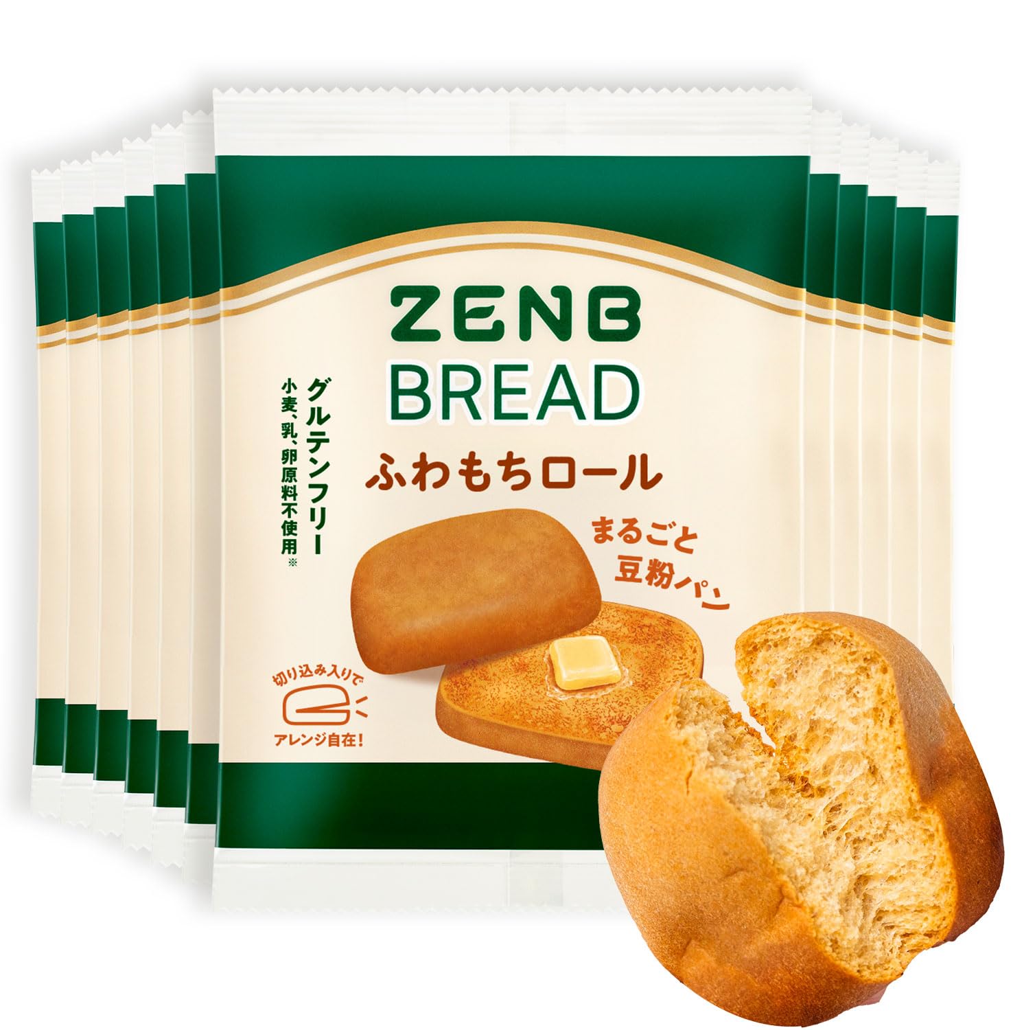 【グルテンフリー】 ZENB ゼンブ ブレッド ふわもち パン プレーン スライ…