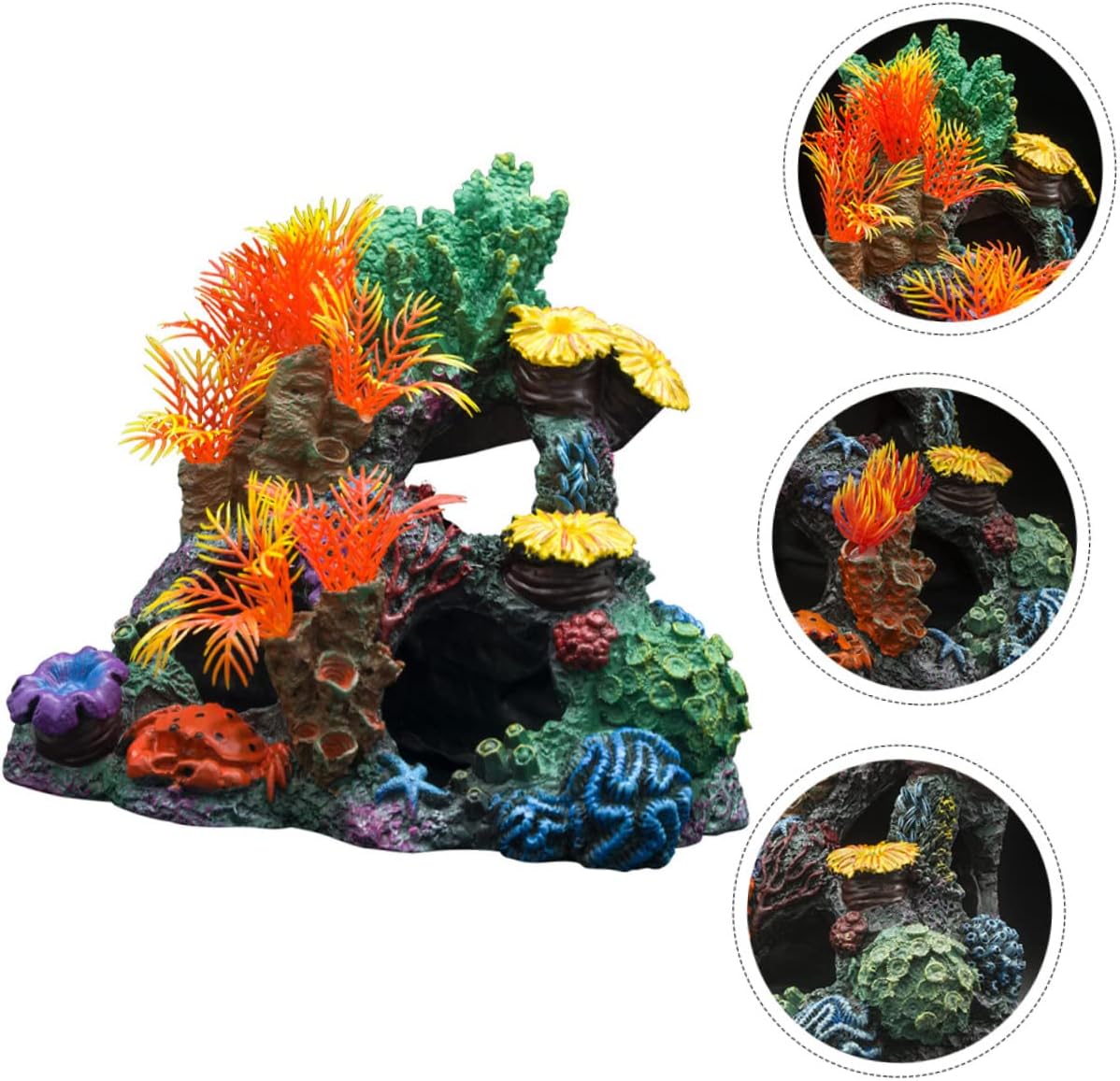 DOITOOL Fish Tank Coral Ornaments Aquarium Decorations Artificial Landscape Pieces Unique Design for
