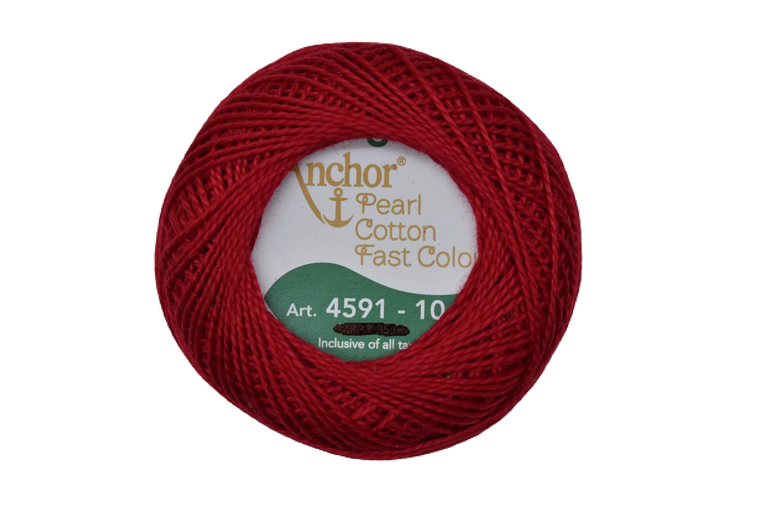 HUNNY- BUNCH Anchor Mercerised Premium Knitting Pearl Crochet Cotton Thread Yarn Balls for Knitting, Weaving, Embroidery and Craft Making Fast Color (Pack of 5 Rolls of 10 Gram) (Shade no. 47) (B08WPXRH9Q) Amazon Price History, Amazon Price Tracker